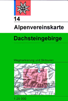 Wandelkaart 14 Alpenvereinskarte Dachstein | Alpenverein