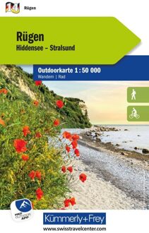 Wandelkaart 14 Outdoorkarte Rügen | Kümmerly & Frey