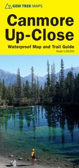 Wandelkaart 15 Canmore Up-Close | Gem Trek Maps