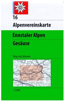 Wandelkaart 16 Alpenvereinskarte Ennstaler Alpen - Gesäuse | Alpenverein