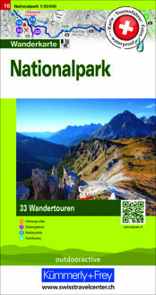 Wandelkaart 16 Nationalpark | Hallwag
