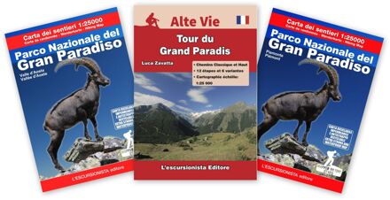 Wandelkaart 16 Parco Nazionale del Gran Paradiso | L'Escursionista editore