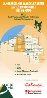 Wandelkaart 2 GR Oost-Vlaanderen & Henegouwen | Alta Via
