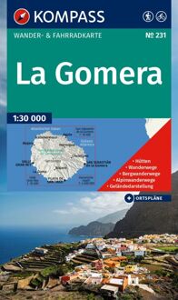 Wandelkaart 231 La Gomera | Kompass