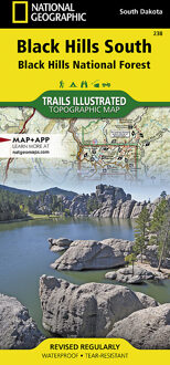 Wandelkaart 238 Black Hills South / Black Hills National Forest /SD | National Geographic