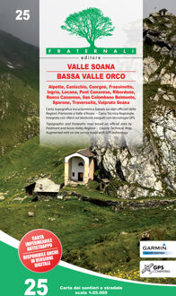 Wandelkaart 25 Valle Soana, Bassa Valle Orco | Fraternali Editore