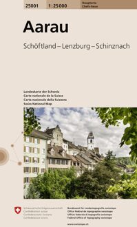 Wandelkaart 25001 Aarau | Swisstopo