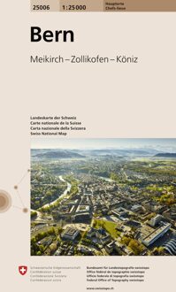Wandelkaart 25006 Bern - Meikirch-Zollikofen-Köniz | Swisstopo