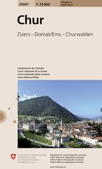 Wandelkaart 25007 Chur | Swisstopo