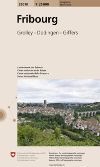 Wandelkaart 25010 Fribourg - | Swisstopo