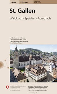 Wandelkaart 25023 St. Gallen | Swisstopo