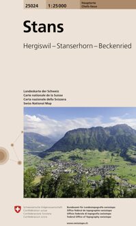 Wandelkaart 25024 Stans | Swisstopo