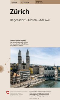 Wandelkaart 25027 Zürich - | Swisstopo