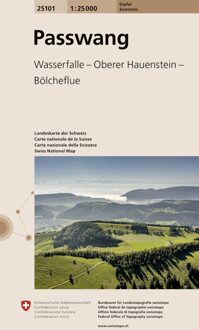 Wandelkaart 25101 Passwang | Swisstopo