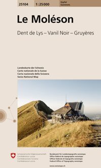 Wandelkaart 25104 Le Moléson | Swisstopo