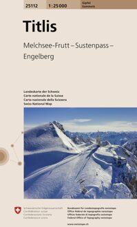 Wandelkaart 25112 Titlis | Swisstopo
