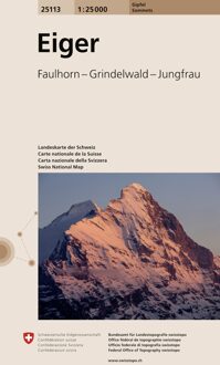 Wandelkaart 25113 Eiger | Swisstopo