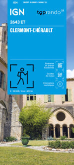 Wandelkaart 2643ET Clermont-l'Hérault | IGN - Institut Géographique National