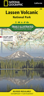 Wandelkaart 268 Lassen Volcanic National Park | National Geographic