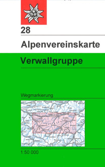 Wandelkaart 28 Alpenvereinskarte Verwallgruppe | Alpenverein