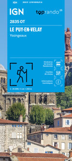 Wandelkaart 2835OT Le Puy-en-Velay / Yssingeaux | IGN - Institut Géographique National
