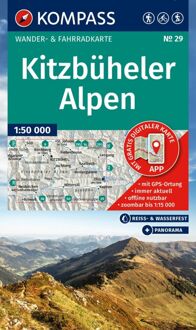 Wandelkaart 29 Kitzbüheler Alpen | Kompass