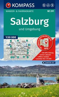 Wandelkaart 291 Salzburg | Kompass