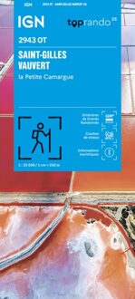 Wandelkaart 2943OT Saint-Gilles / Vauvert / le Petite Camargue | IGN - Institut Géographique National