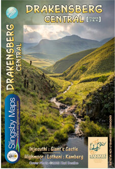 Wandelkaart 3&4 South Africa: Drakensberg Central | Slingsby Maps