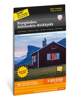 Wandelkaart 3 Fjällkartor 1:50.000 Kungsleden - Saltoluokta-Kvikkjokk | Zweden | Calazo