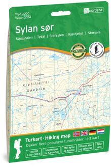 Wandelkaart 3024 Topo 3000 Sylan Sor - zuid | Nordeca