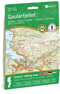 Wandelkaart 3040 Topo 3000 Gaularfjellet | Nordeca