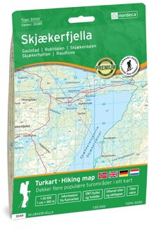 Wandelkaart 3049 Topo 3000 Skjakerfjella | Nordeca