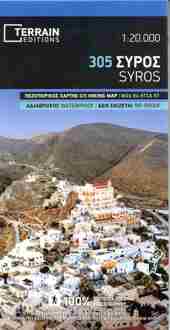 Wandelkaart 305 Syros | Terrain maps