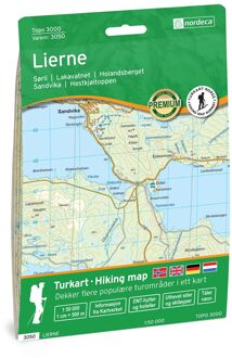 Wandelkaart 3050 Topo 3000 Lierne | Nordeca