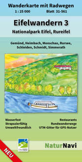 Wandelkaart 31-561 Eifelwandern 3 - Nationalpark Eifel, Rureifel | NaturNavi