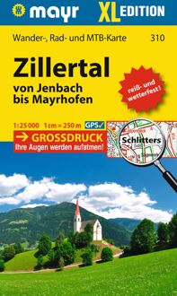 Wandelkaart 310 XL Zillertal | Mayr
