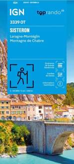 Wandelkaart 3339OT Sisteron / Laragne-Montéglin / Montagne de Chabre | IGN - Institut Géographique National