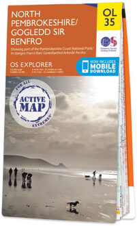 Wandelkaart 35 OS Explorer Map | Active North Pembrokeshire Active Map | Ordnance Survey