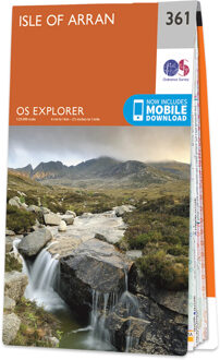 Wandelkaart 361 OS Explorer Map Isle of Arran | Ordnance Survey