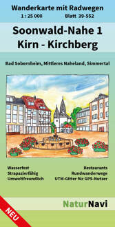 Wandelkaart 39-552 Soonwald-Nahe 1 Kirn - Kirchberg | NaturNavi