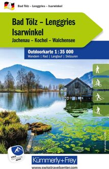 Wandelkaart 4 Outdoorkarte AT Bad Tölz Lenggries Isarwinkel | Kümmerly & Frey