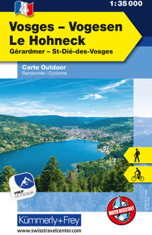 Wandelkaart 4 Outdoorkarte FR Vogesen - Vosges - Le Hohneck - Vogezen | Kümmerly & Frey