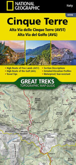 Wandelkaart 4006 Cinque Terre High Path AV5T | National Geographic