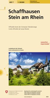 Wandelkaart 405T Schaffhausen / Stein am Rhein | Swisstopo