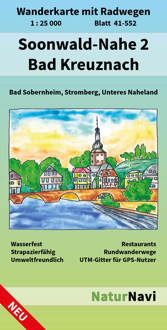 Wandelkaart 41-552 Soonwald-Nahe 2 - Bad Kreuznach | NaturNavi