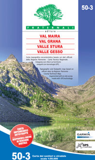 Wandelkaart 50-3 Val Maira | Fraternali Editore