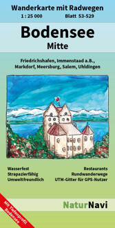 Wandelkaart 53-529 Bodensee Mitte | NaturNavi