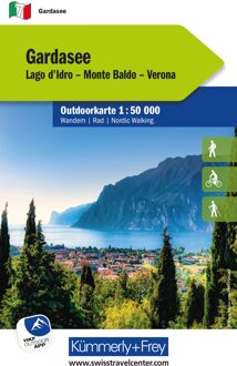 Wandelkaart 7 Outdoorkarte IT Gardameer | Kümmerly & Frey