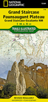 Wandelkaart 714 Topographic Map Guide Grand Staircase, Paunsaugunt Plateau | National Geographic